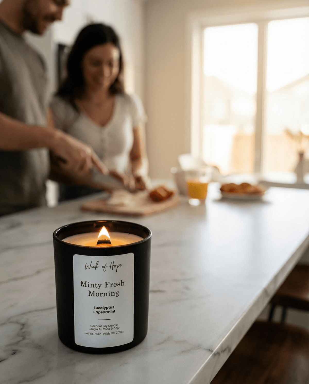 Minty Fresh Morning Candle | Eucalyptus + Spearmint