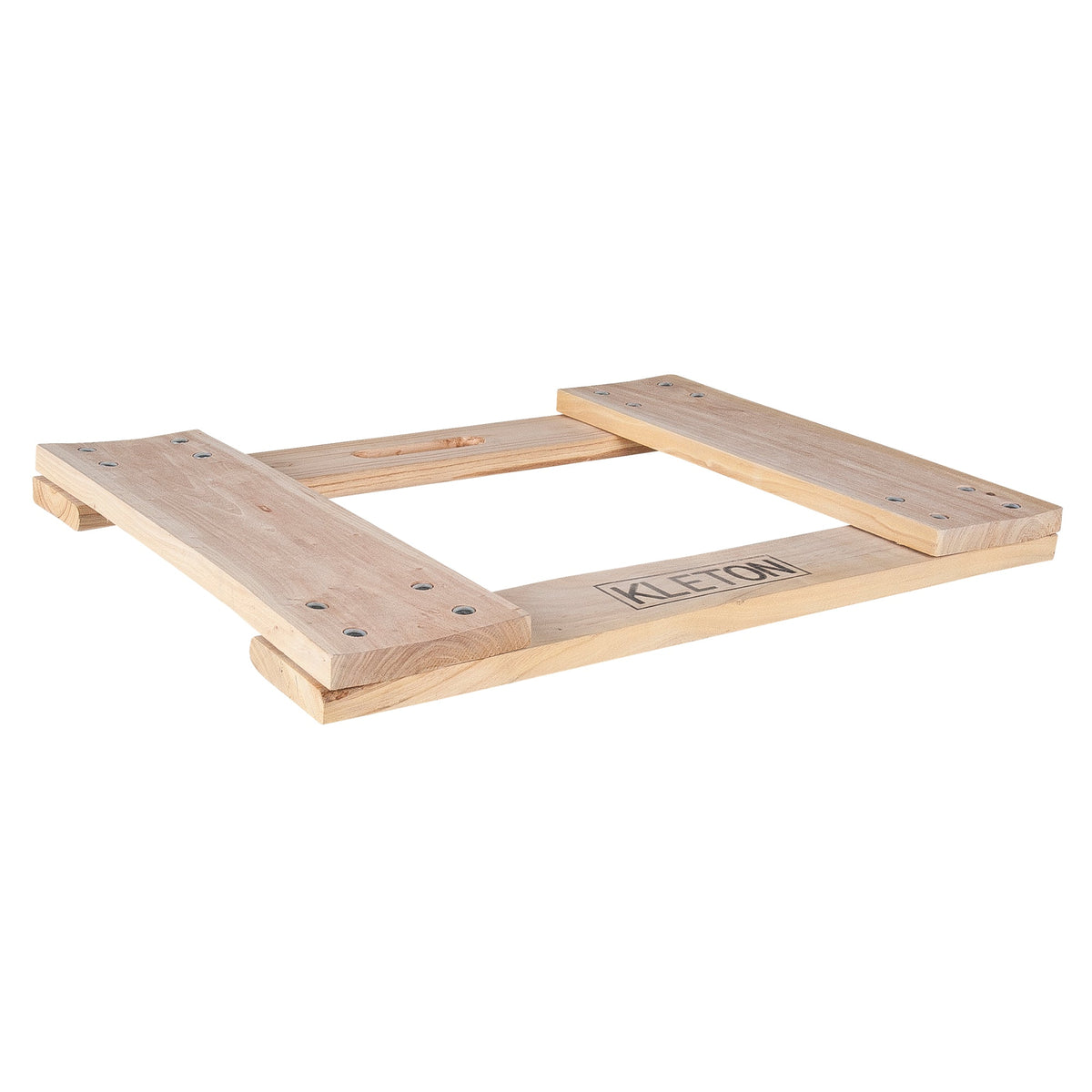 Chariot à cadre en bois dur, roues non incluses, capacité de 408 kg, 45,7 cm L x 61 cm P x 3,8 cm H