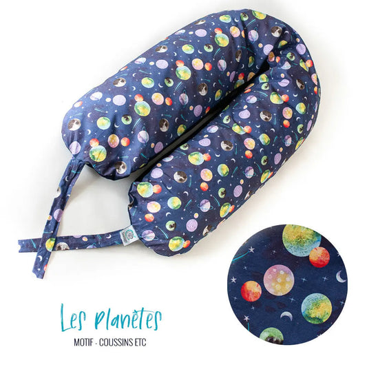 Coussin de maternité multifonctions "Planètes"