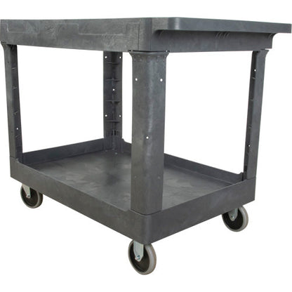 Utility Service Cart, 2 Tiers, 24-5/8" x 32-1/2" x 40", 550 lbs. Capacity