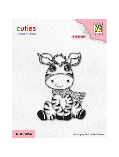 Nellie's Choice - Tampon Transparent Cutie Zebra