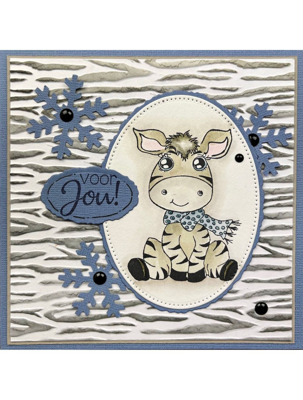 Nellie's Choice - Tampon Transparent Cutie Zebra