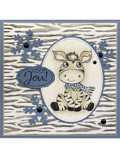 Nellie's Choice - Tampon Transparent Cutie Zebra