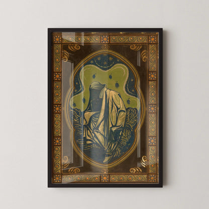 Richard Roland Holst 'Night' Giclee Print: Symbolist Art Nouveau