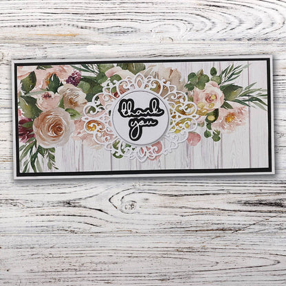 Oval Lace Frame Metal Cutting Die 19607