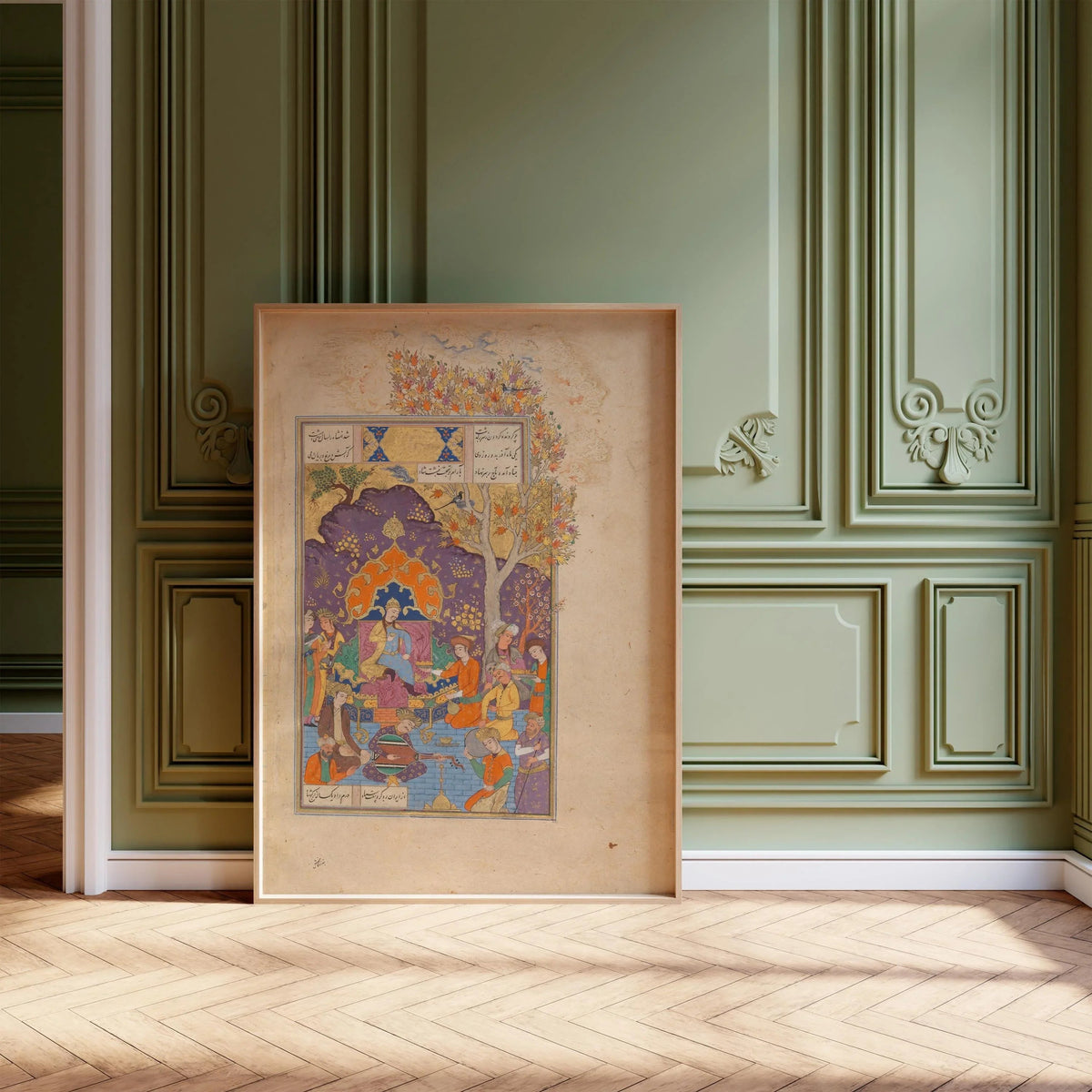 Shahnama Giclee Art Print: Persian Miniature, Museum Quality