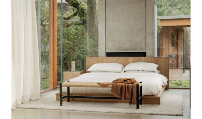 Parana Solid Wood Bed with Nightstands