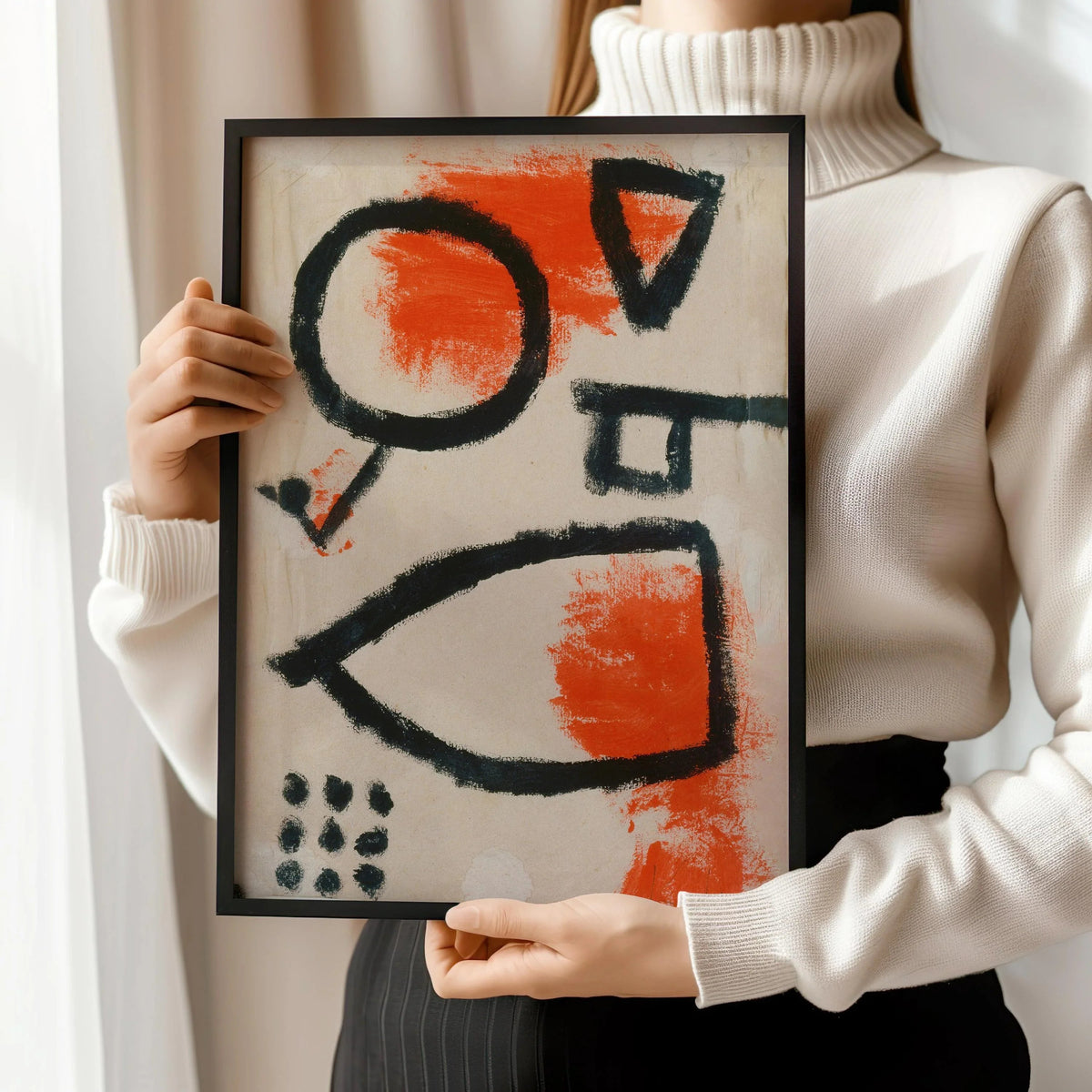 Paul Klee Print: Alea Jacta, Minimalist Abstract Art