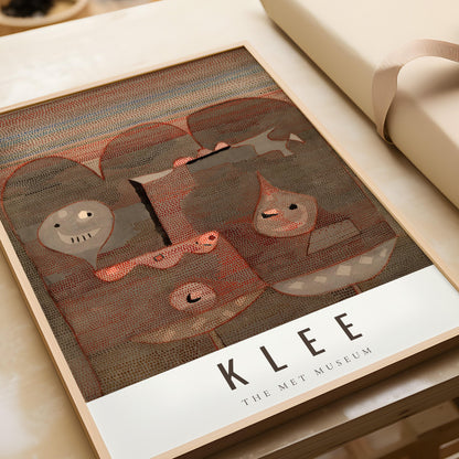 Paul Klee - Barbarian Sacrifice | Modern Abstract Art (Available handframed or unframed)