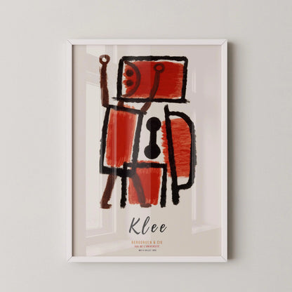 Paul Klee - Locksmith | Modern Art Exhibition Poster (available handframed or unframed)