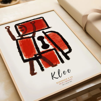 Paul Klee - Locksmith | Modern Art Exhibition Poster (available handframed or unframed)