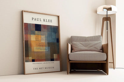 Paul Klee - Polyphonic Architecture | Modern Art Exhibition Poster (available handframed or unframed)