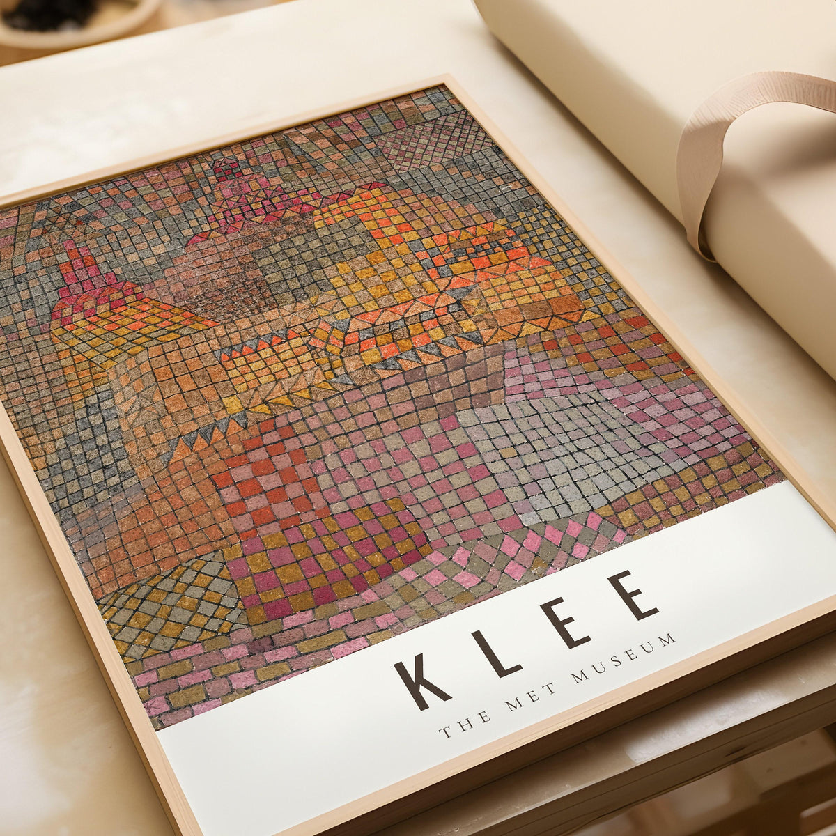 Paul Klee Stadtburg Castle Print: Modern Abstract Art, Giclee on Etching Paper