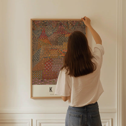 Paul Klee Stadtburg Castle Print: Modern Abstract Art, Giclee on Etching Paper