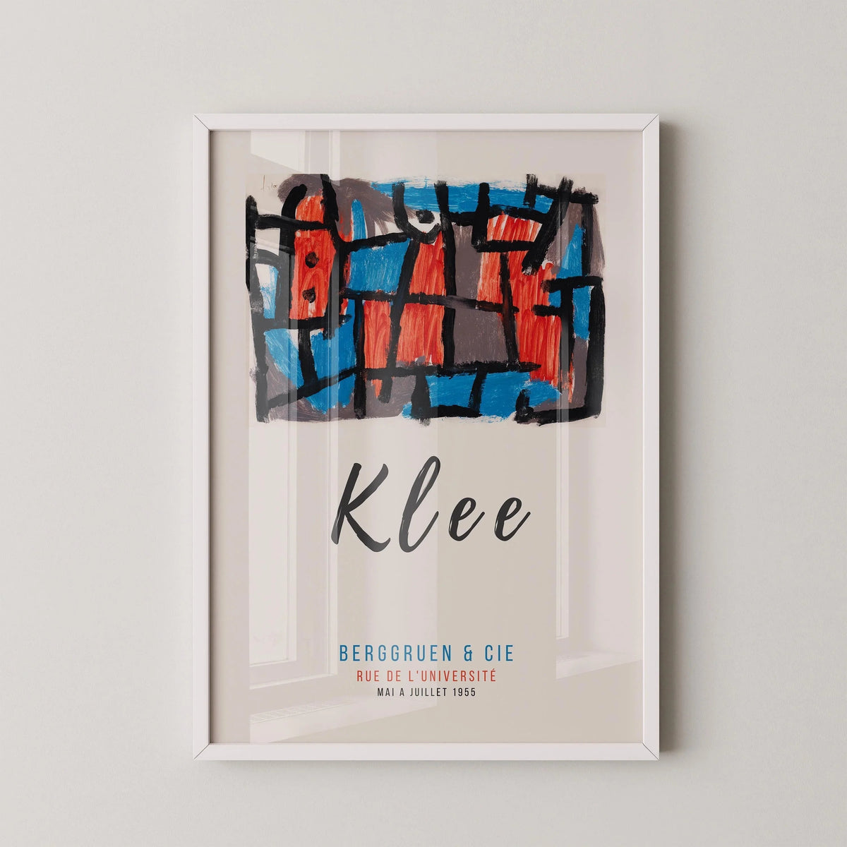 Paul Klee - The Hour Before One Night | Modern Art Exhibition Poster (available handframed or unframed)