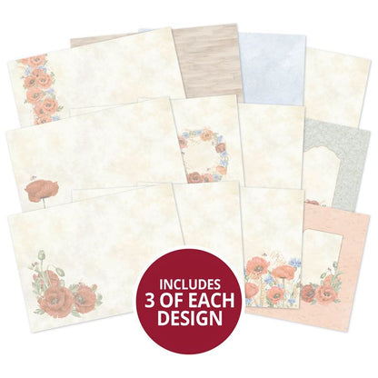 Inserts de cartes de luxe Perfect Poppies