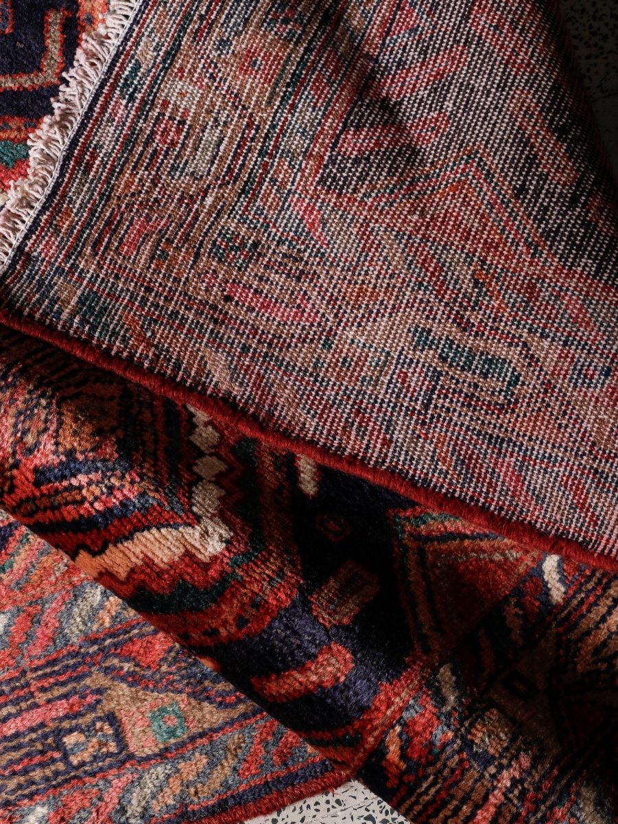 Persian Hamadan Runner Rug | 3' 5” x 8' 11"