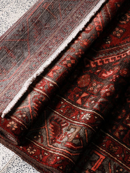 Persian Hamedan Runner Rug | 4' 5” x 13' 9"
