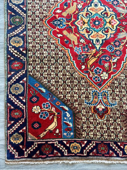 Persian Koliai Rug | 3' 4" x 4' 11"