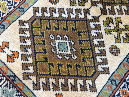 Persian Turkmen Rug | 2' 1” x 2' 11"