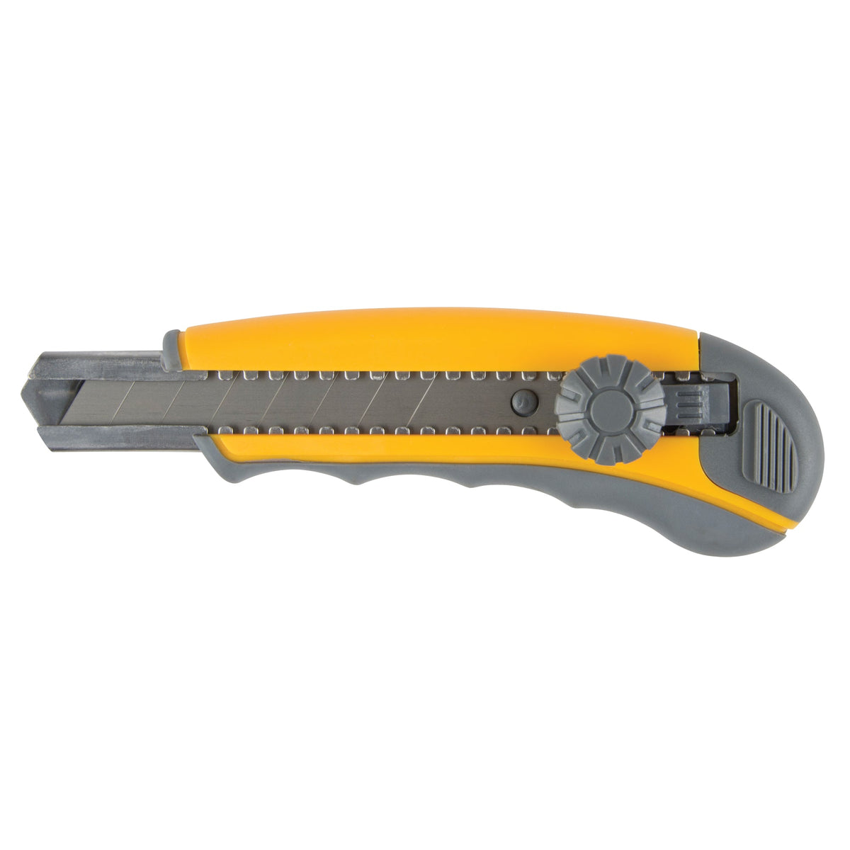 Couteau ATK900, 18 mm, acier carbone, usage intensif, manche en plastique