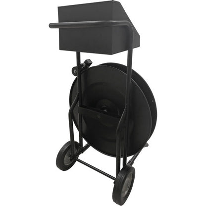 Strapping Dispenser, Polyester/Steel/Polypropylene Straps, 16"/8" Core Dia., 3"/8"/6" Roll Width