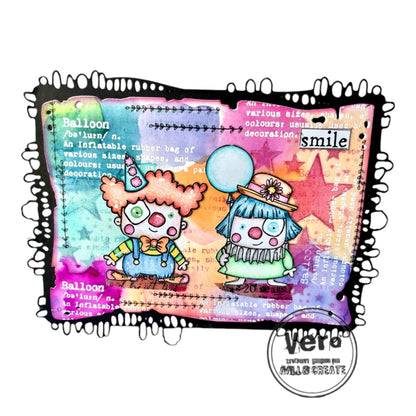 AALL and Create - Set de tampons A7 - Clown Around