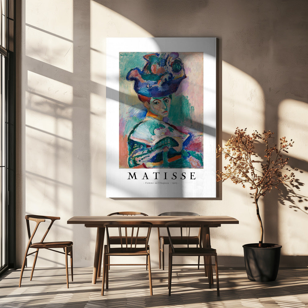Wall art Woman With Hat 1905