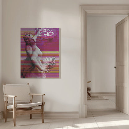 Décoration murale Non Ce n'est pas Non
