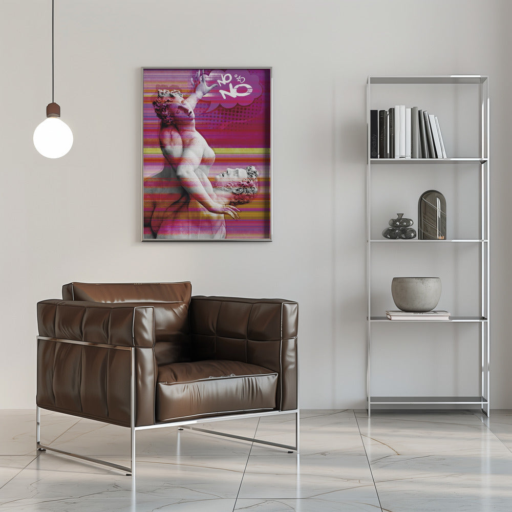 Décoration murale Non Ce n'est pas Non