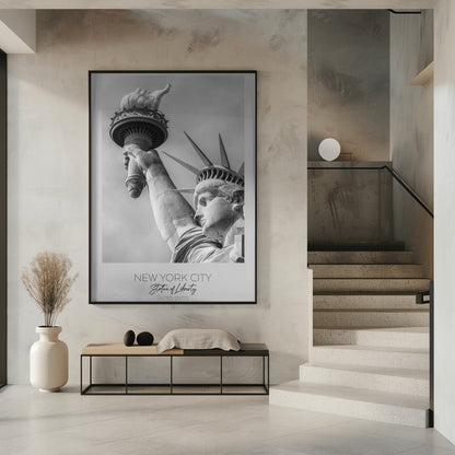 Gros plan : NEW YORK Statue de la Liberté en détail