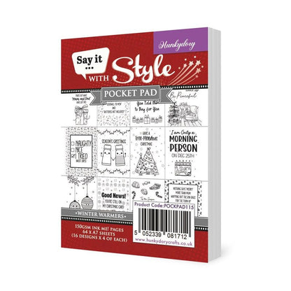 Blocs-notes de poche Say It With Style - Chaleurs d'hiver