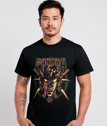 Pantera - T-Shirt Cowboy à Cornes (Noir)