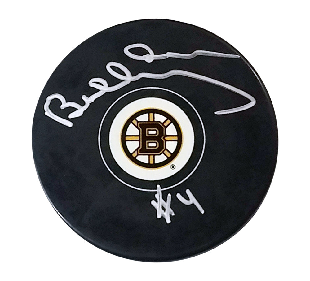 Bobby Orr Autographed Boston Bruins Logo Puck