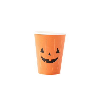 Pumpkin Paper Cups 8ct