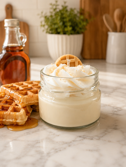 The gourmet mini delight candle - Maple Waffles