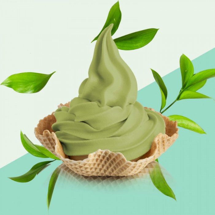 Soft Matcha 5 Stars Ready Creamy Soft Serve Mix - Complete Ready Base - Case of 8 x 1.5 KG bags - Rubicone Canada - Ships Free Within Canada on Orders Above CAD $199