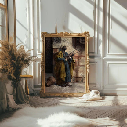 Rudolf Ernst - The Musician | Orientalist Art (available handframed or unframed)