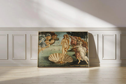 Sandro Botticelli - La Naissance de Vénus | Art célèbre de la Renaissance (disponible encadrée à la main ou sans cadre)