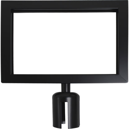 Sign Frame for Crowd Control Post, Black