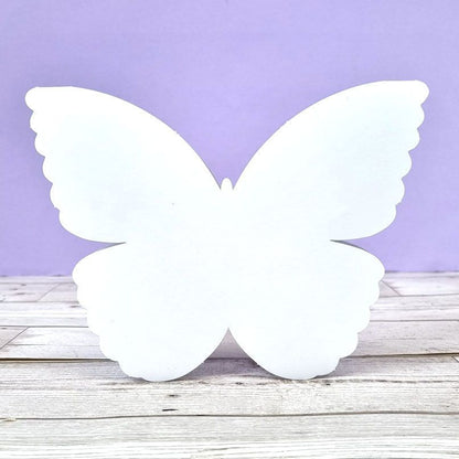 Cartes vierges et enveloppes de luxe découpées – Papillon