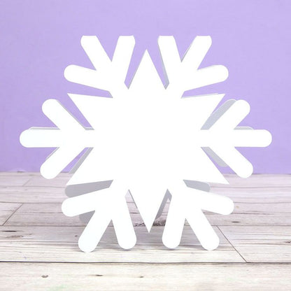 Cartes et enveloppes de luxe prédécoupées – Flocon de neige