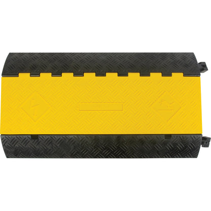 Polyurethane Cable Protector, 3 Channels, 35.43" L x 19.69" W x 3" H