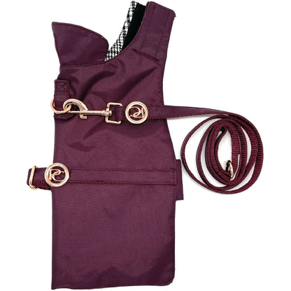Imperméable bordeaux