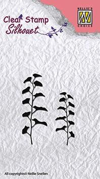 Tampon transparent Silhouette Fleur 13