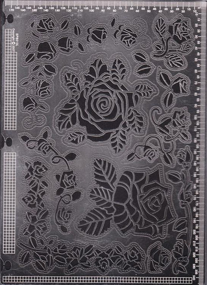Gabarits exclusifs Ecstasy Crafts grands - Roses