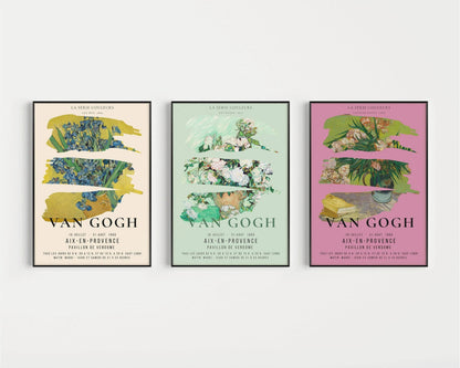 Van Gogh Exhibition Art Print Set: Museum Quality Giclee