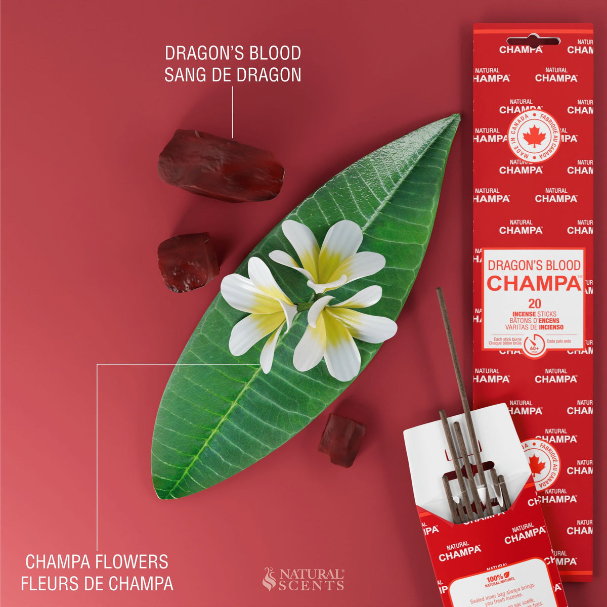 Dragon's Blood Champa Incense Sticks