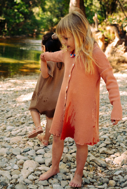 The Sky Organic Cotton Dress - DUSTY PINK