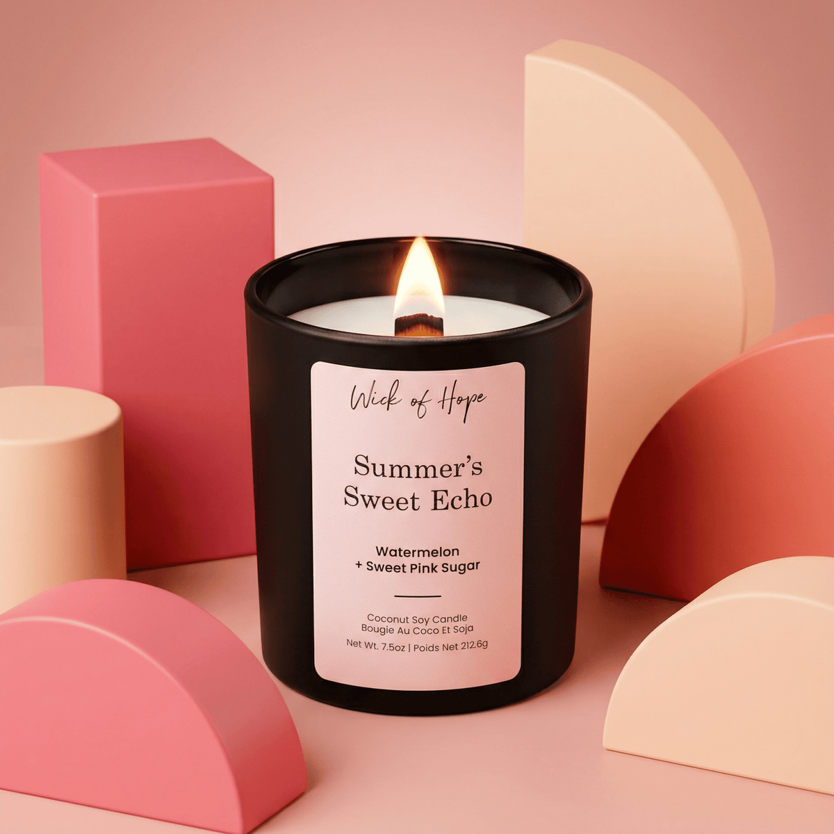 Summer’s Sweet Echo Candle | Watermelon + Sweet Pink Sugar